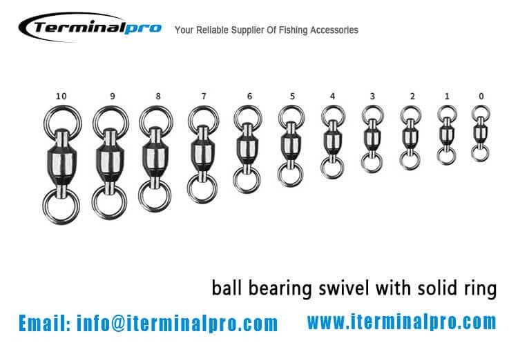 ball-bearing-swivel-with-welded-ring-terminal-tackle-fishing-accessory