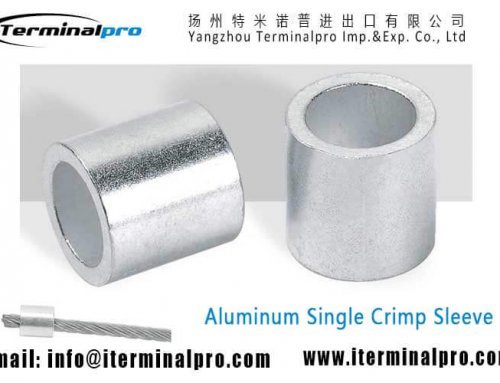 Aluminium Single Crimp Sleeve